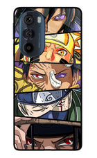 Naruto Character Moto Edge 30 Pro Glass Case Back Cover by Casekaro