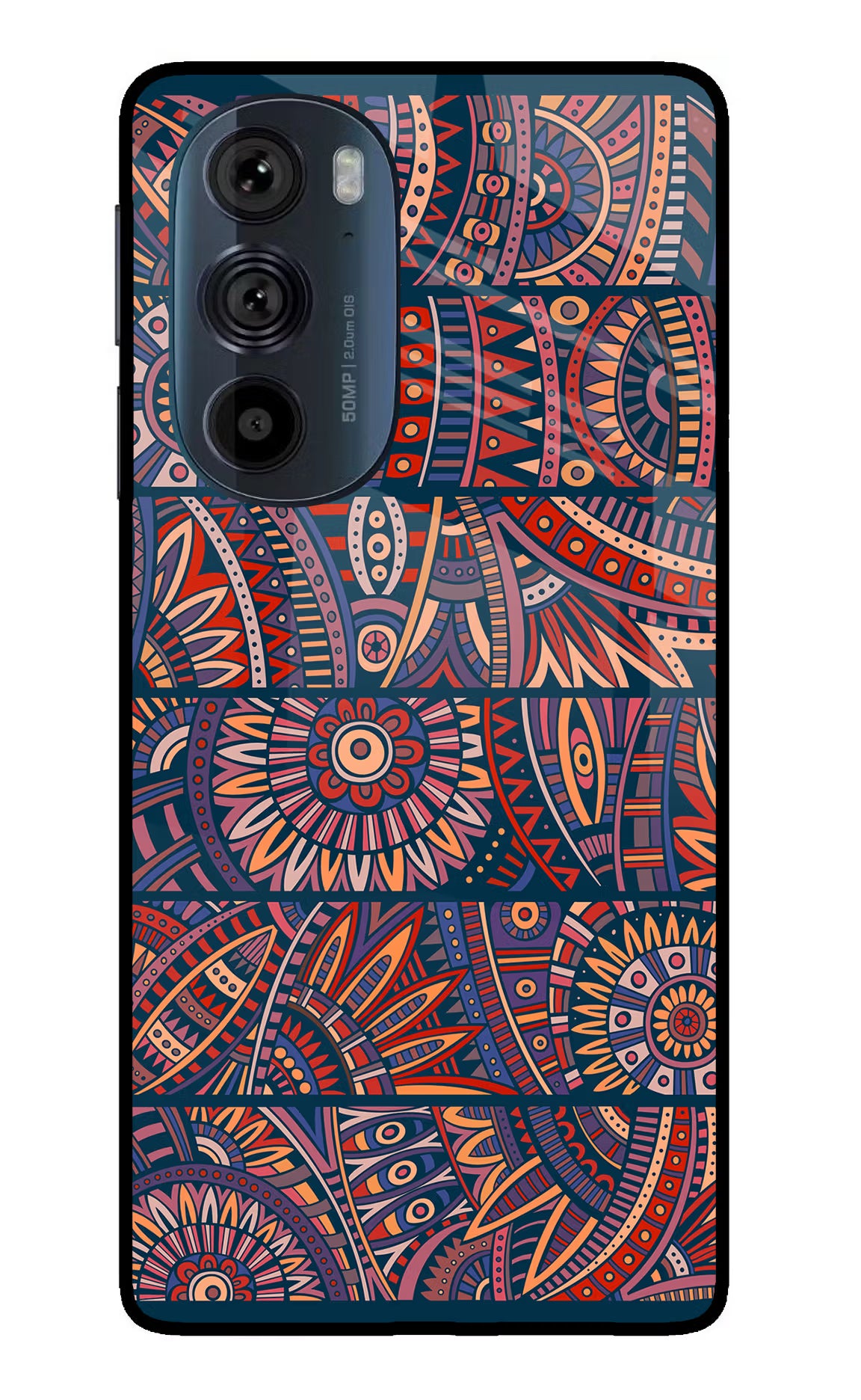 African Culture Design Moto Edge 30 Pro Glass Case Back Cover by Casekaro