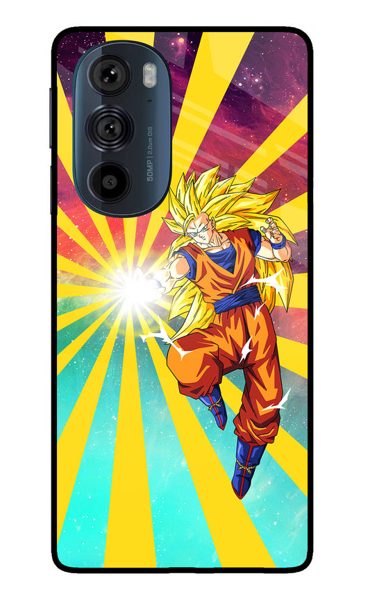 Goku Super Saiyan Moto Edge 30 Pro Glass Case