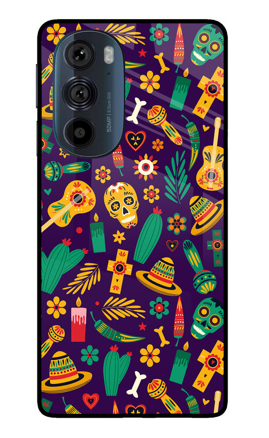 Mexican Artwork Moto Edge 30 Pro Glass Case