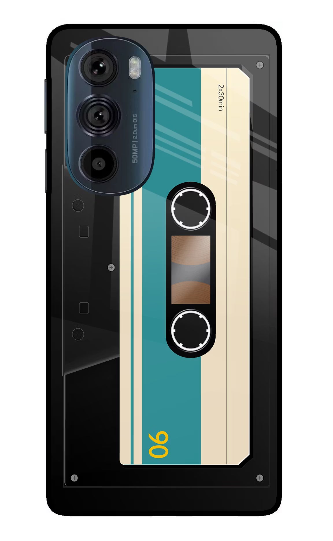 Cassette Moto Edge 30 Pro Glass Case