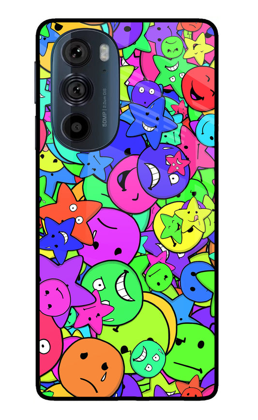 Fun Doodle Moto Edge 30 Pro Glass Case