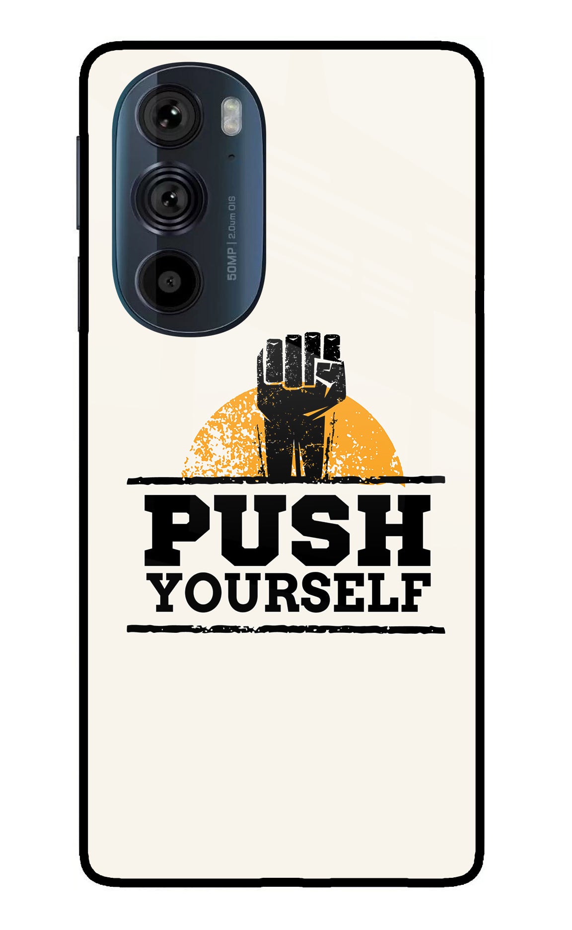 Push Yourself Moto Edge 30 Pro Glass Case