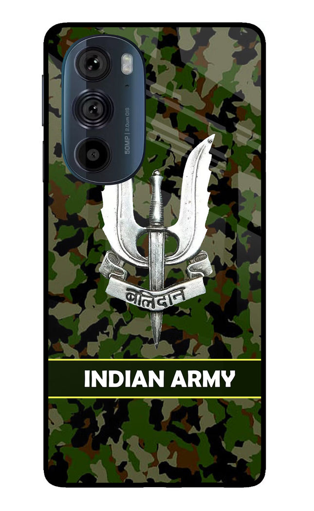 Balidan Indian Logo Moto Edge 30 Pro Glass Case Back Cover by Casekaro