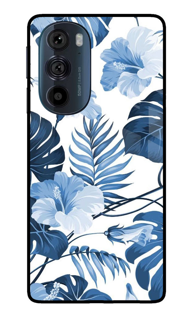 Fabric Art Moto Edge 30 Pro Glass Case Back Cover by Casekaro