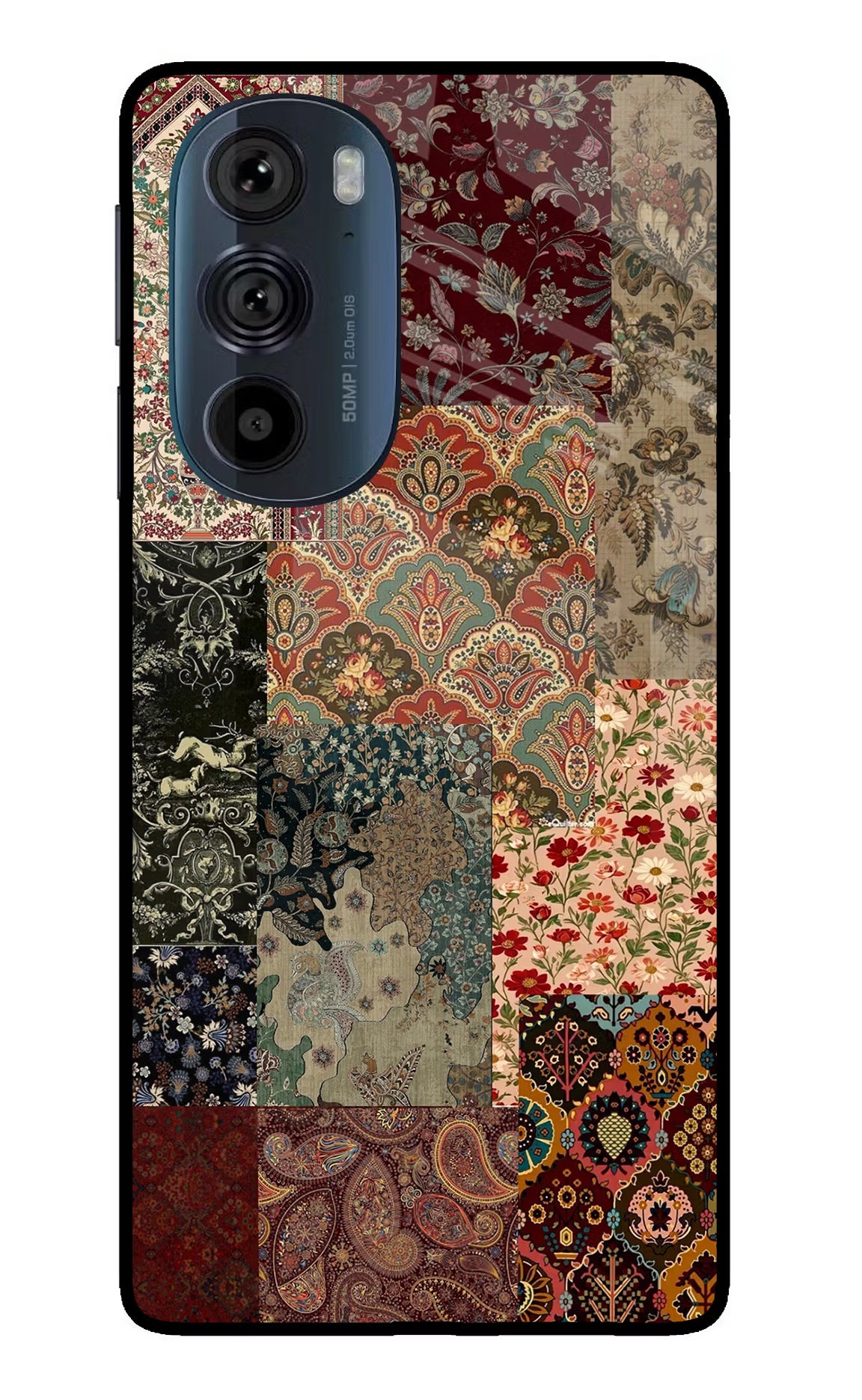 Desi Print Moto Edge 30 Pro Glass Case Back Cover by Casekaro