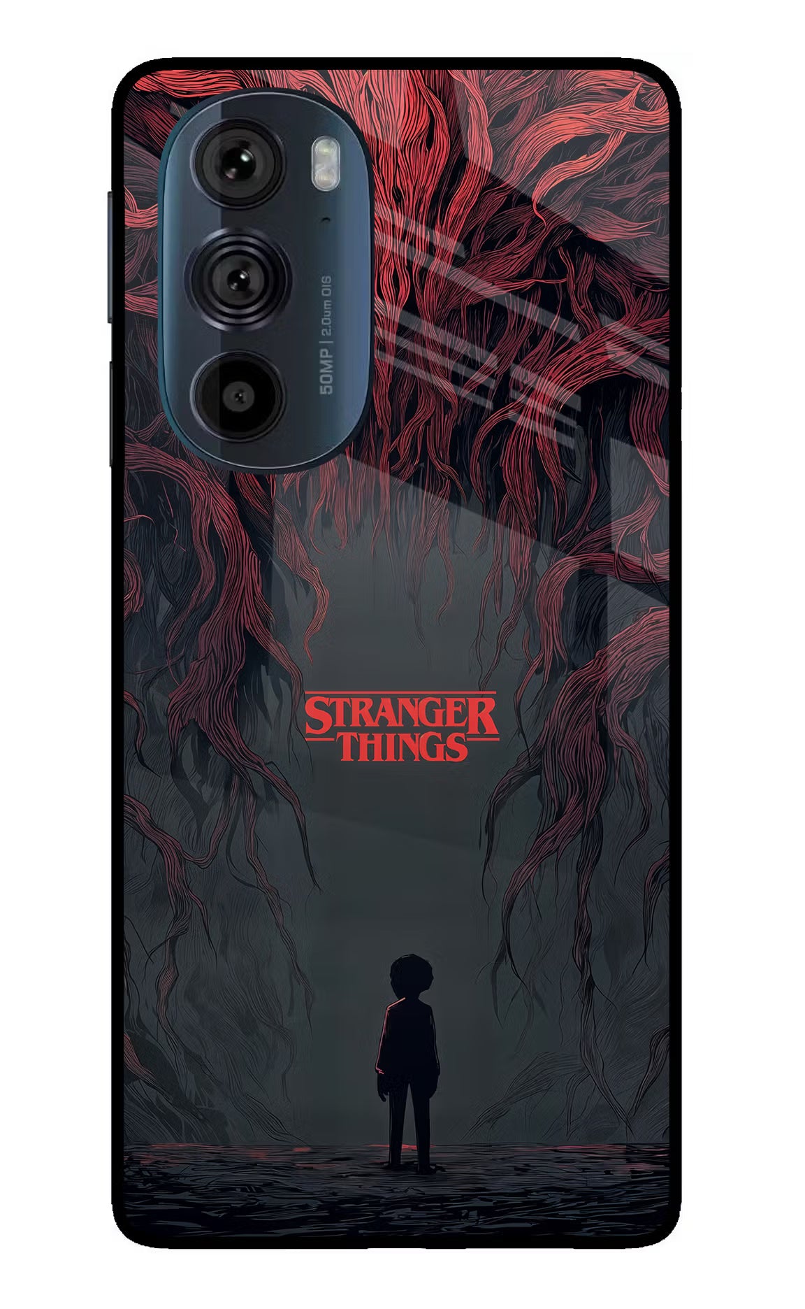 Ordinary Things Dark Side Moto Edge 30 Pro Glass Case Back Cover by Casekaro