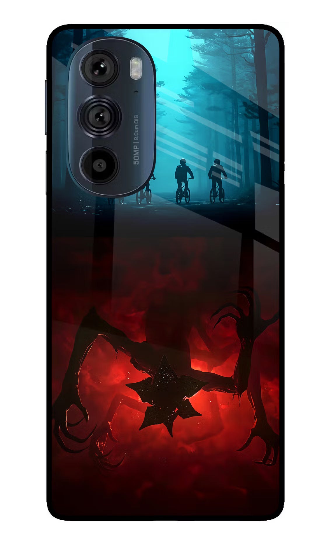 Ordinary Things Downside Up Moto Edge 30 Pro Glass Case Back Cover by Casekaro