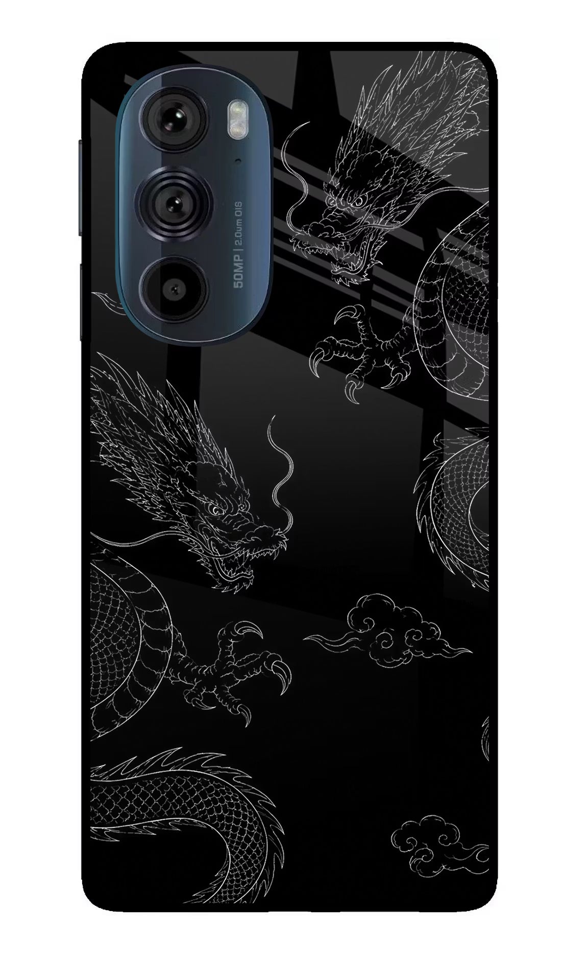 Twin Dragons Moto Edge 30 Pro Glass Case