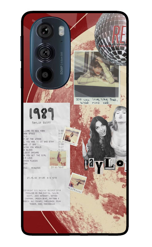 Taylor Swift Moto Edge 30 Pro Glass Case