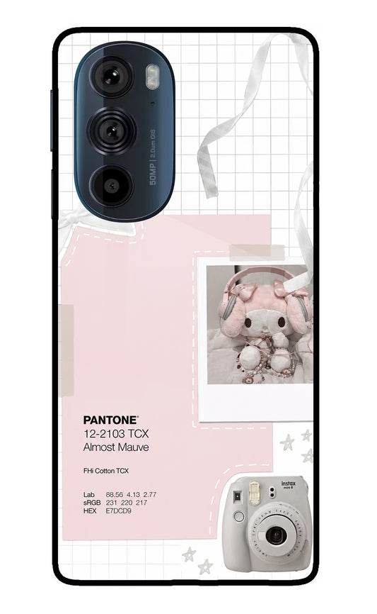 Pantone Asthetic Moto Edge 30 Pro Glass Case