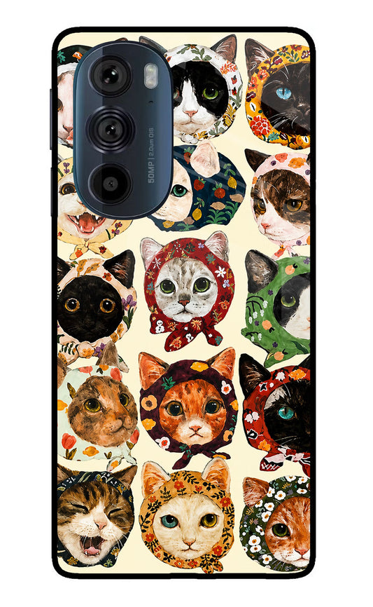 Cool Cat Moto Edge 30 Pro Glass Case