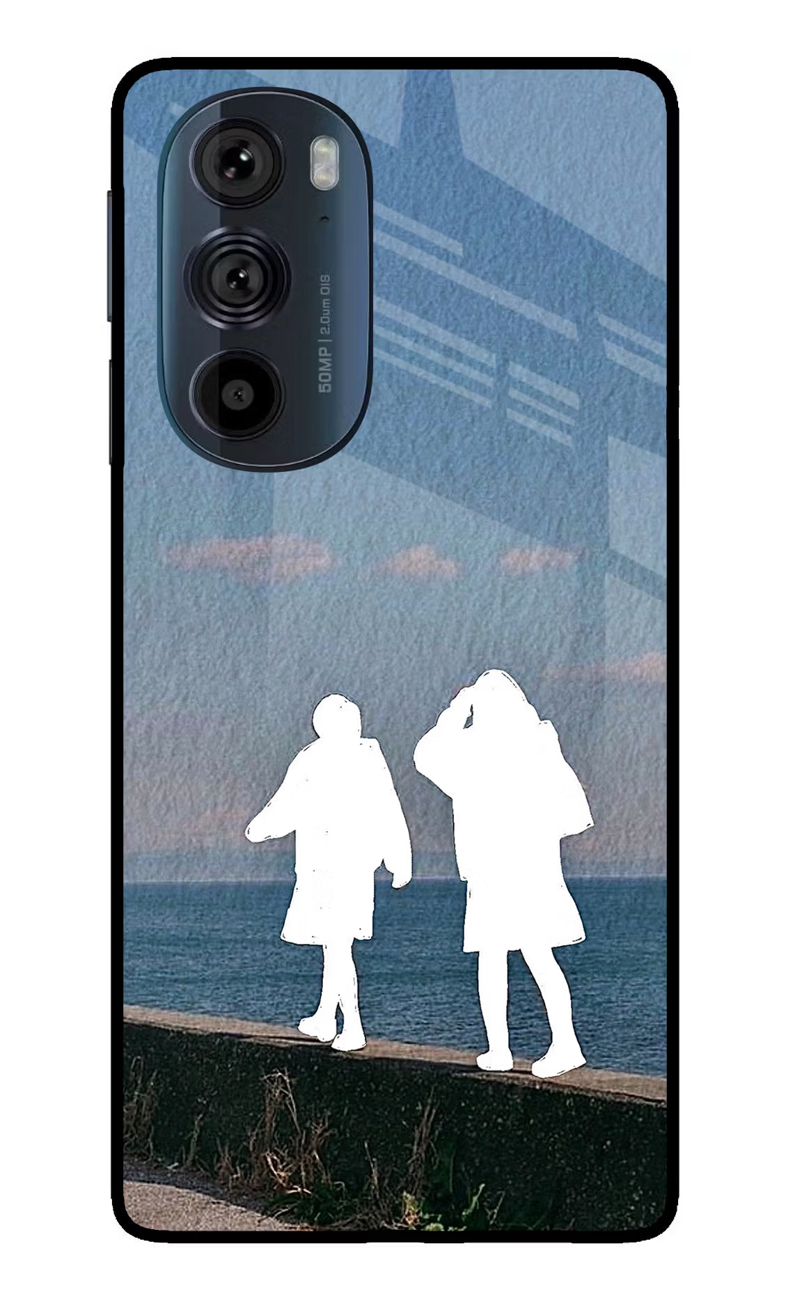 Coastal Dream Moto Edge 30 Pro Glass Case