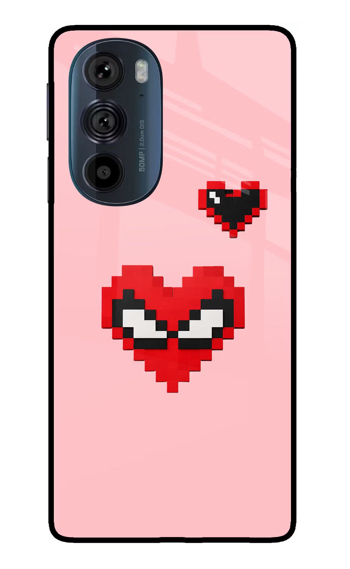 Gwen Heart Moto Edge 30 Pro Glass Case