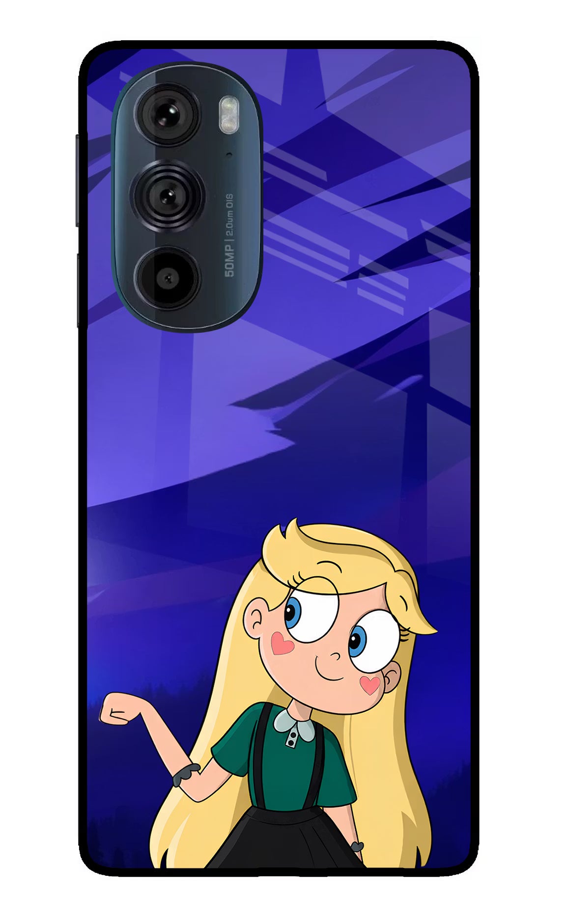 Star Glow Moto Edge 30 Pro Glass Case