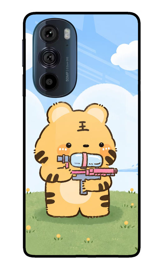 Tiger Treat Moto Edge 30 Pro Glass Case