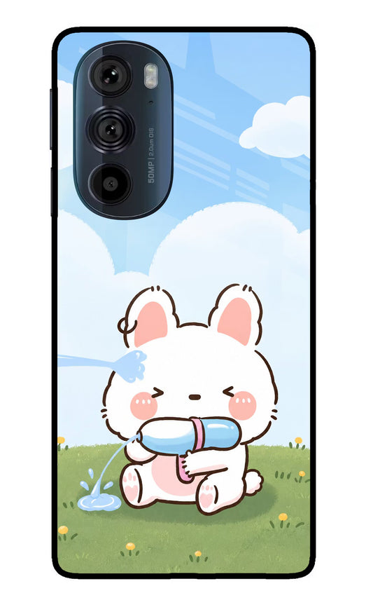 Bunny Treat Moto Edge 30 Pro Glass Case