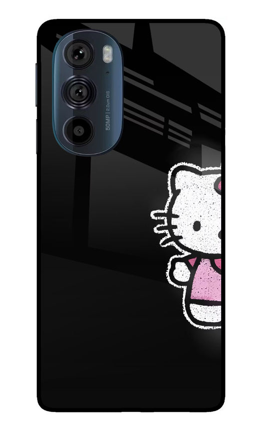 Kitty Charm Moto Edge 30 Pro Glass Case