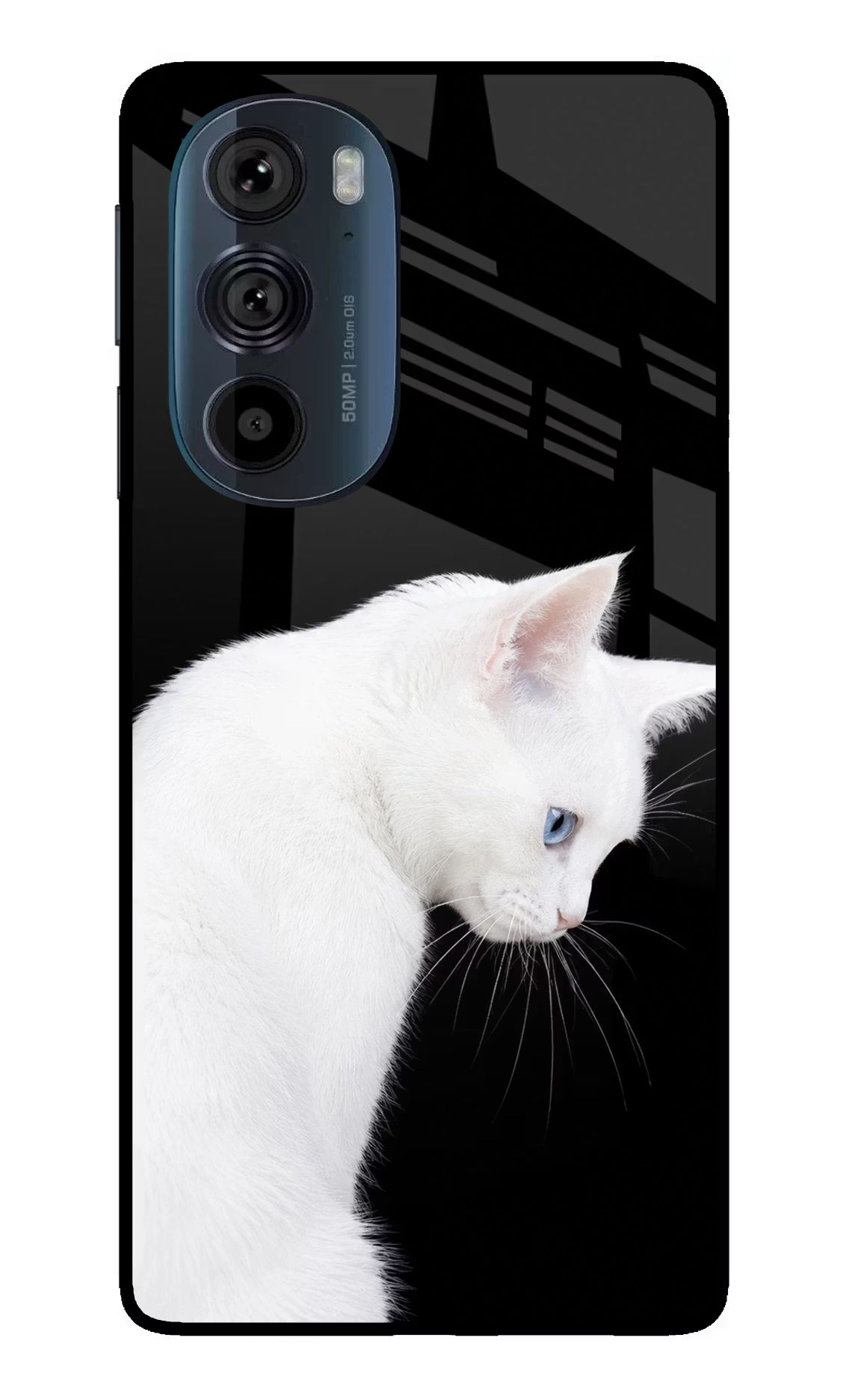 Snow Gaze Moto Edge 30 Pro Glass Case