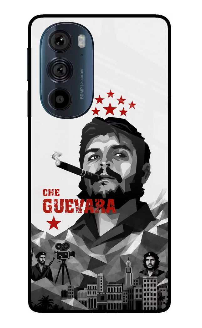 Che Guevara Iconic Moto Edge 30 Pro Glass Case