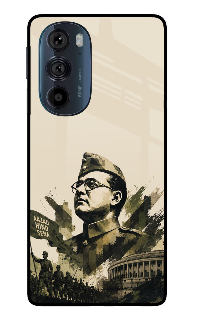 Netaji Rising Moto Edge 30 Pro Glass Case