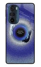 Dark Koi Moto Edge 30 Pro Glass Case Back Cover by Casekaro