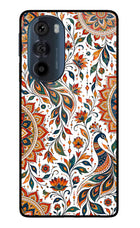 White Mayura Moto Edge 30 Pro Glass Case