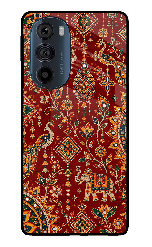 Laal Riwaaz Moto Edge 30 Pro Glass Case Back Cover by Casekaro