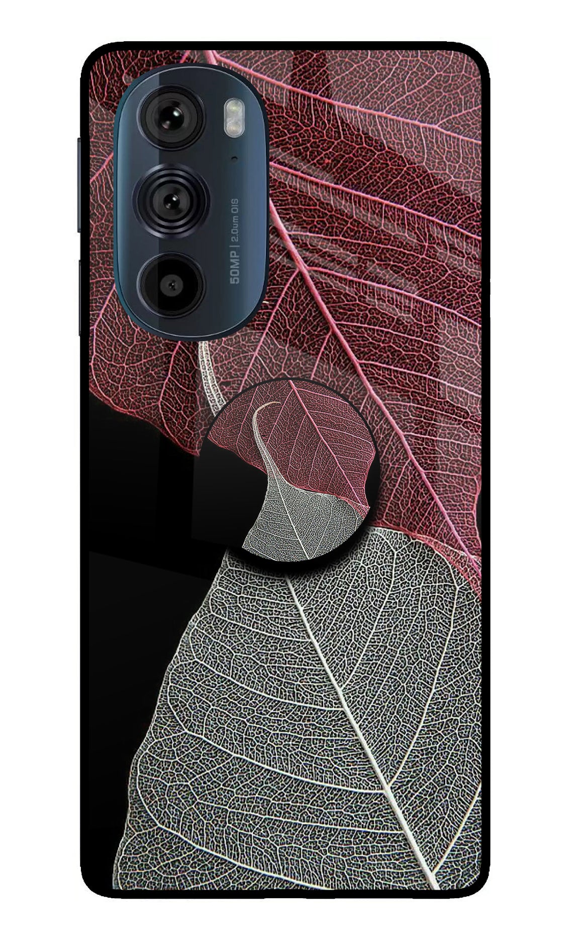 Leaf Pattern Moto Edge 30 Pro Pop Case