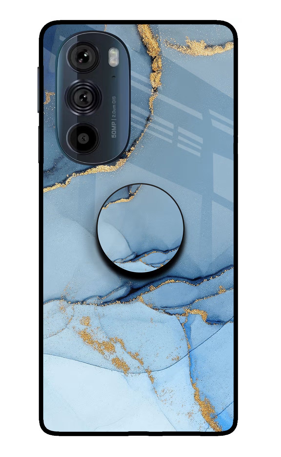 Blue Marble Moto Edge 30 Pro Pop Case by Casekaro