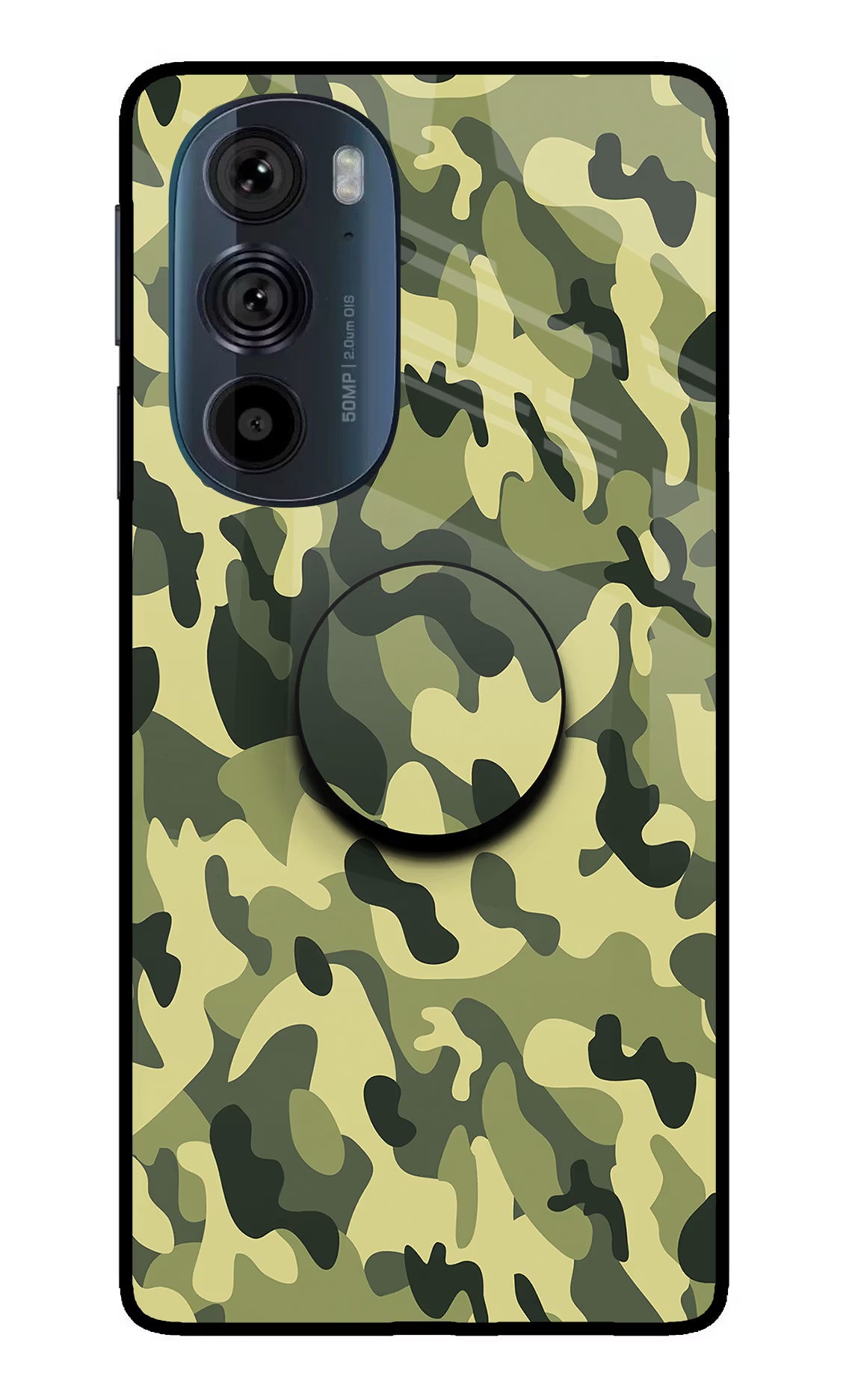 Camouflage Moto Edge 30 Pro Pop Case by Casekaro