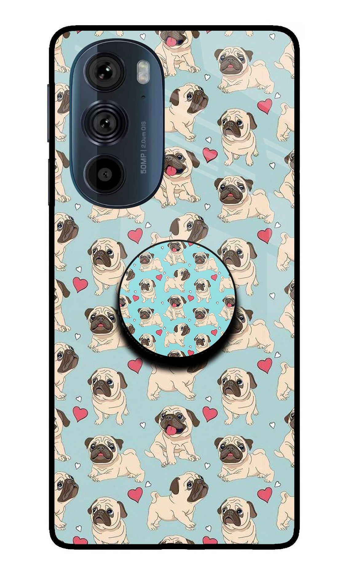 Pug Dog Moto Edge 30 Pro Pop Case