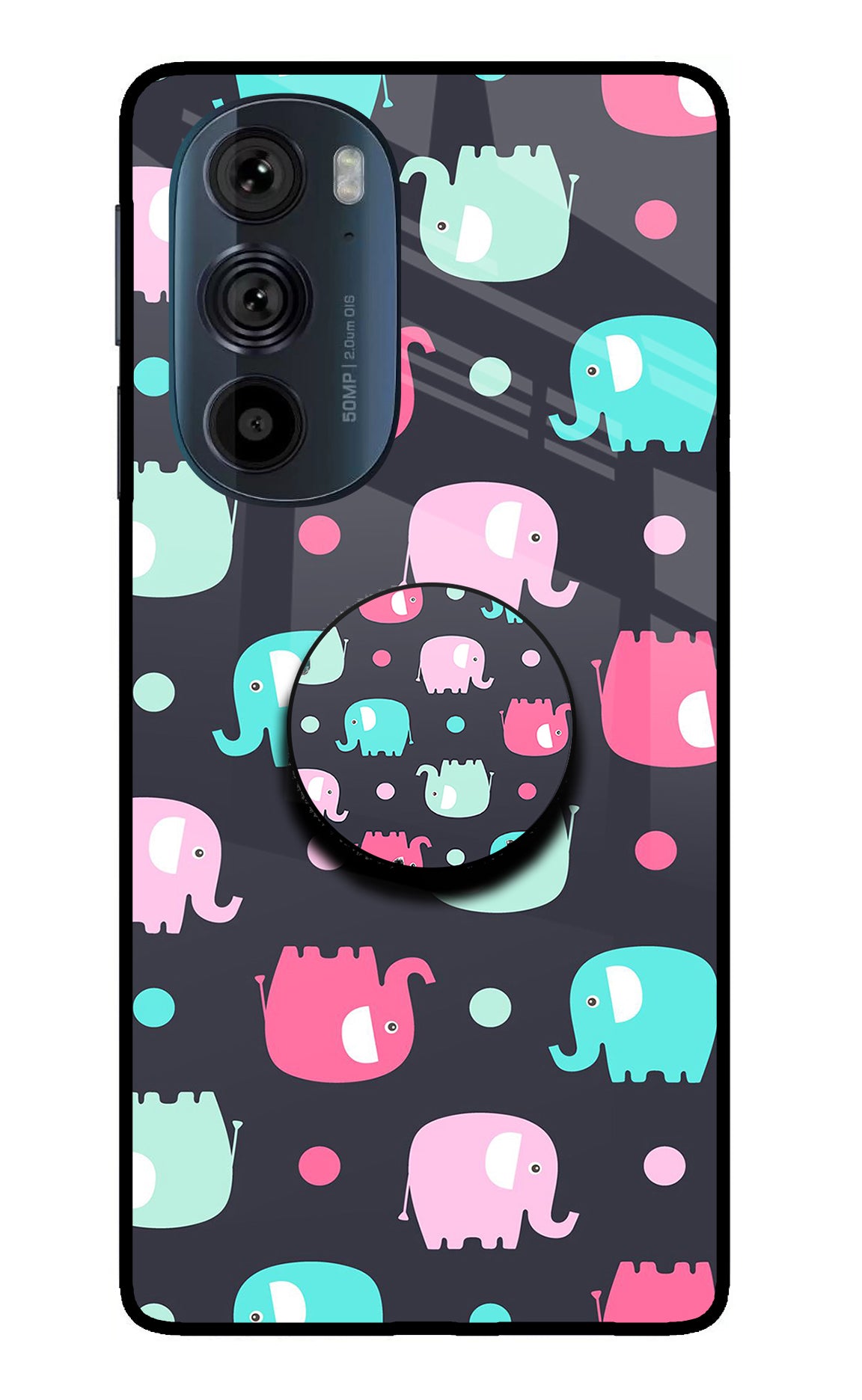 Baby Elephants Moto Edge 30 Pro Pop Case