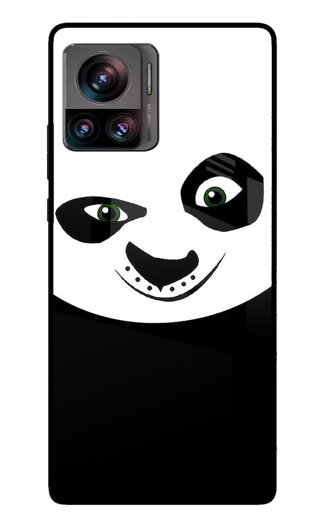 Panda Moto Edge 30 Ultra Glass Case Back Cover by Casekaro