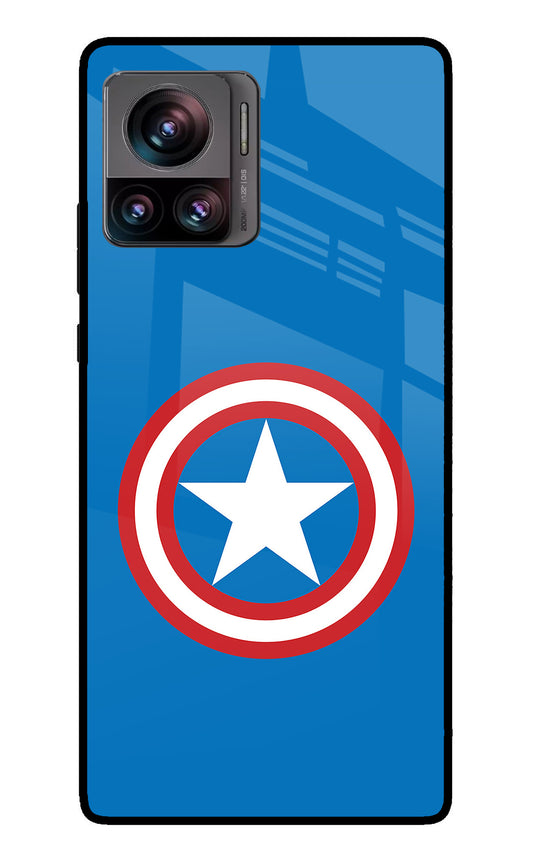 Captain America Logo Moto Edge 30 Ultra Glass Case