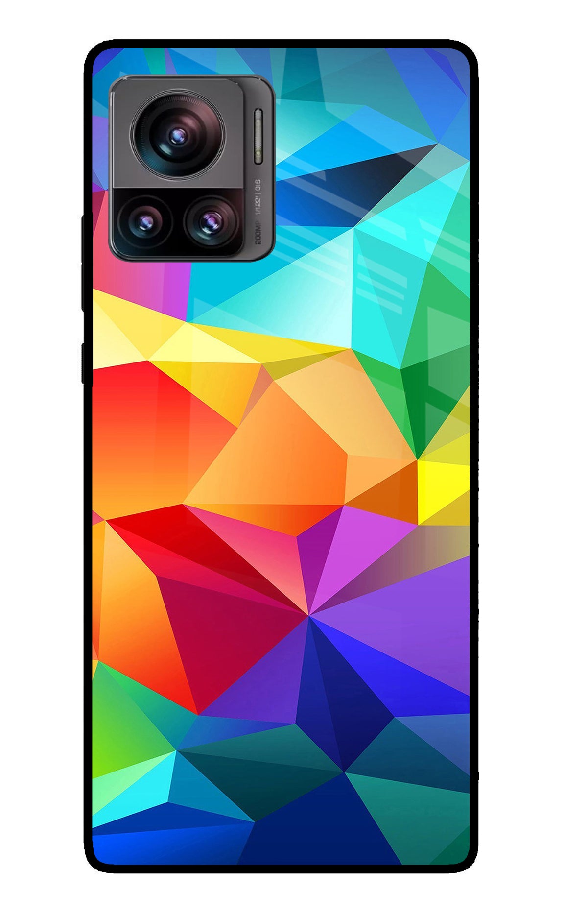 Abstract Pattern Moto Edge 30 Ultra Glass Case