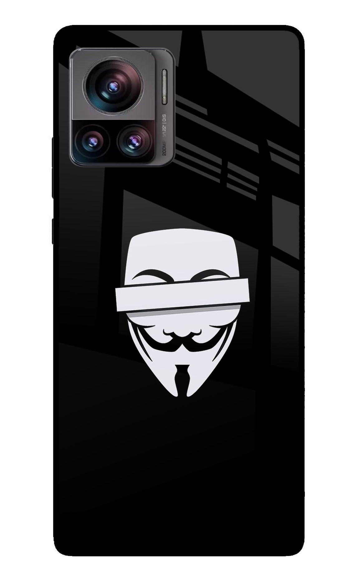 Anonymous Face Moto Edge 30 Ultra Back Cover