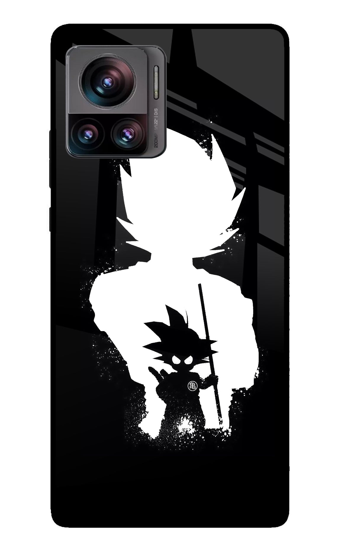 Goku Shadow Moto Edge 30 Ultra Glass Case