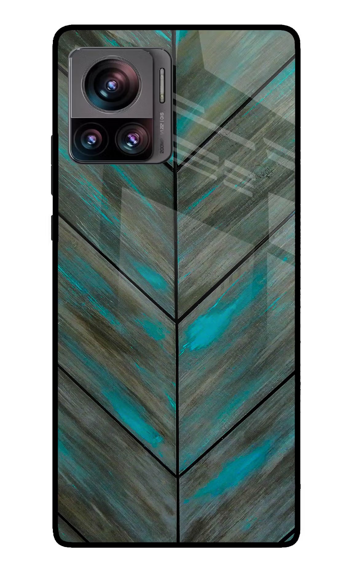 Pattern Moto Edge 30 Ultra Glass Case Back Cover by Casekaro