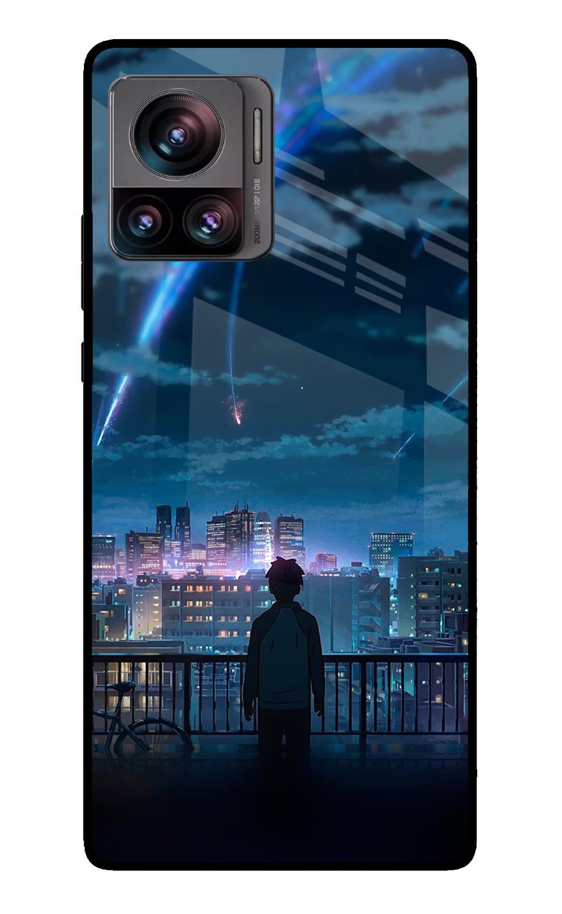 Anime Moto Edge 30 Ultra Glass Case Back Cover by Casekaro
