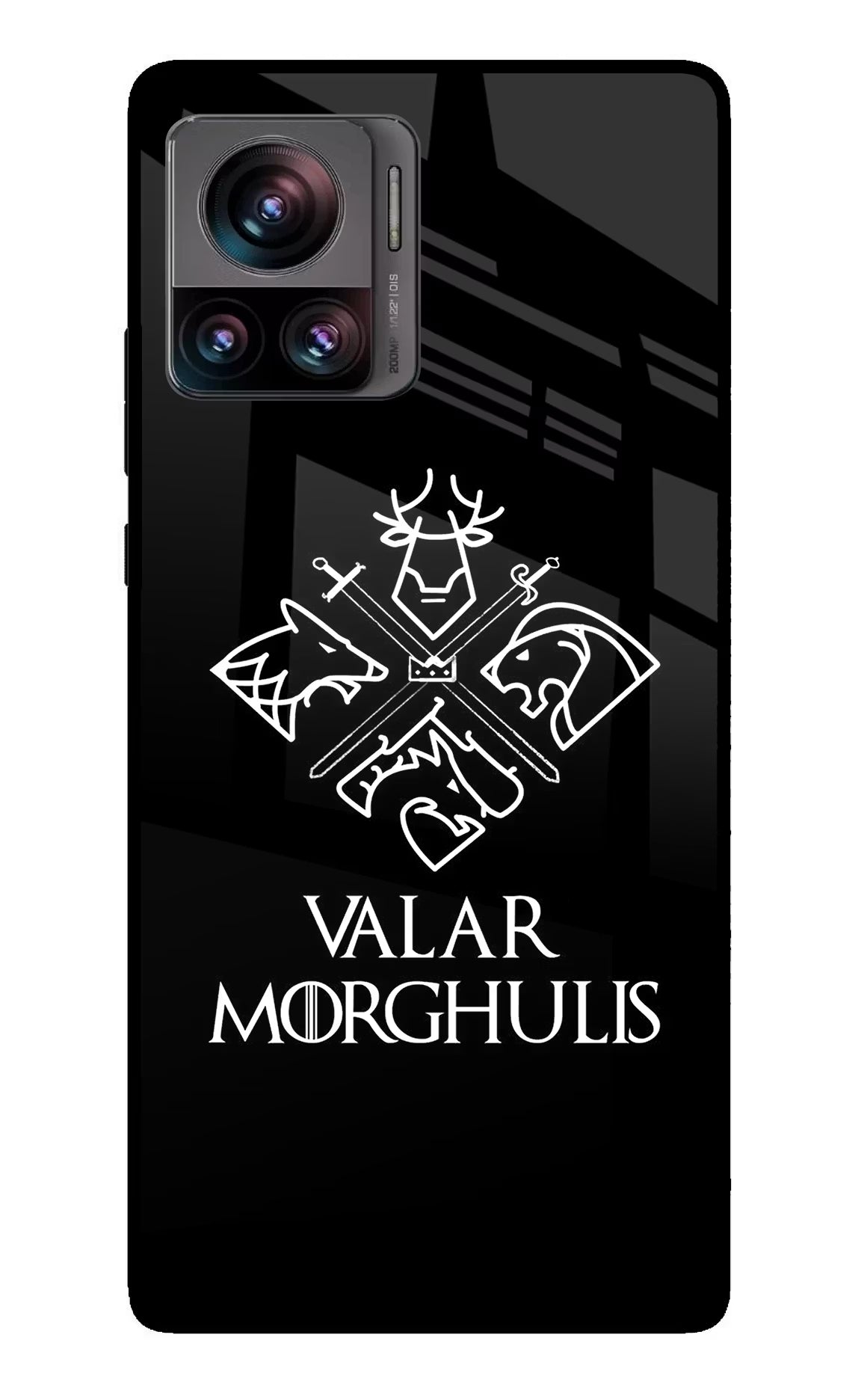 Valar Morghulis | Game Of Thrones Moto Edge 30 Ultra Glass Case Back Cover by Casekaro