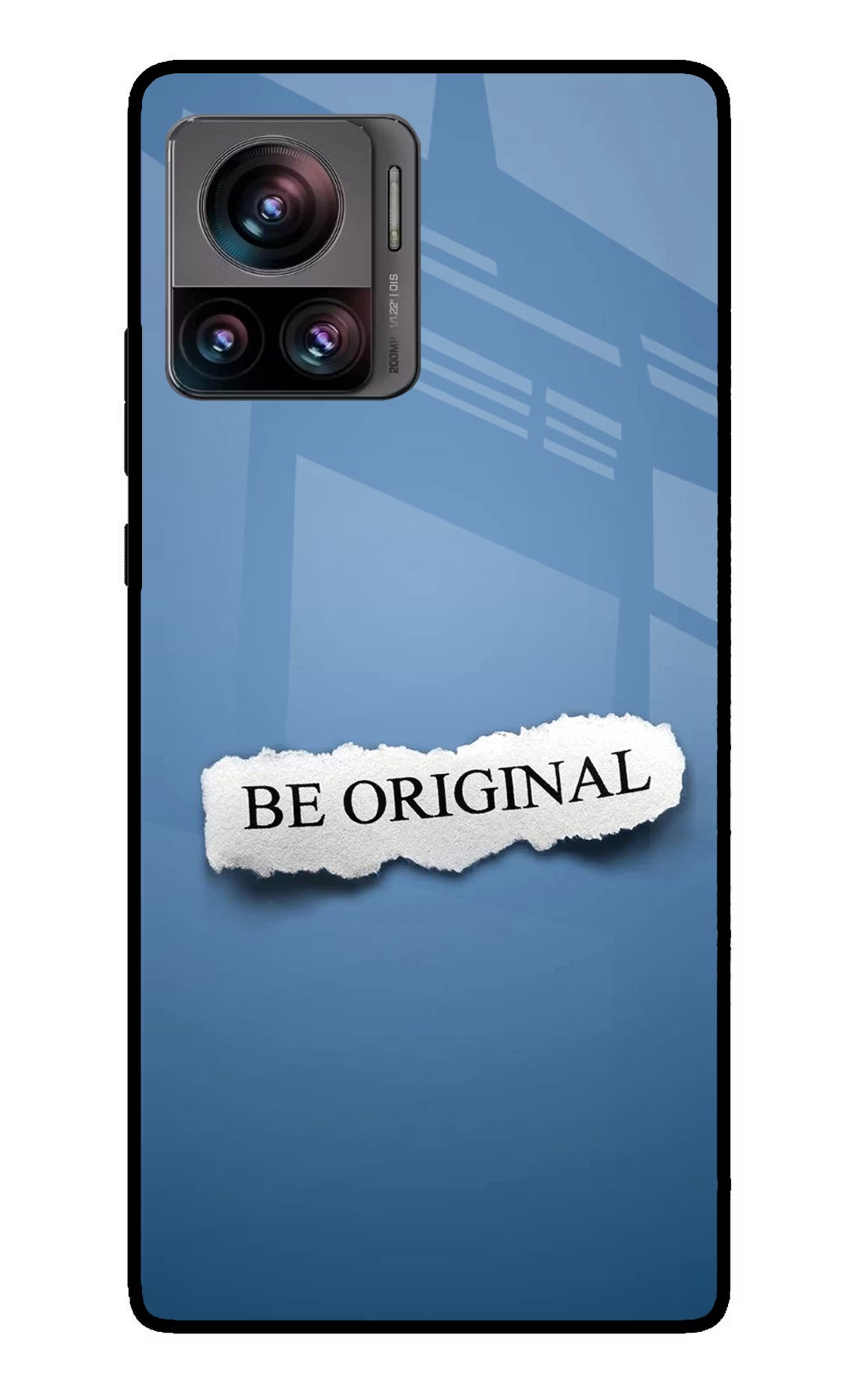 Be Original Moto Edge 30 Ultra Glass Case Back Cover by Casekaro