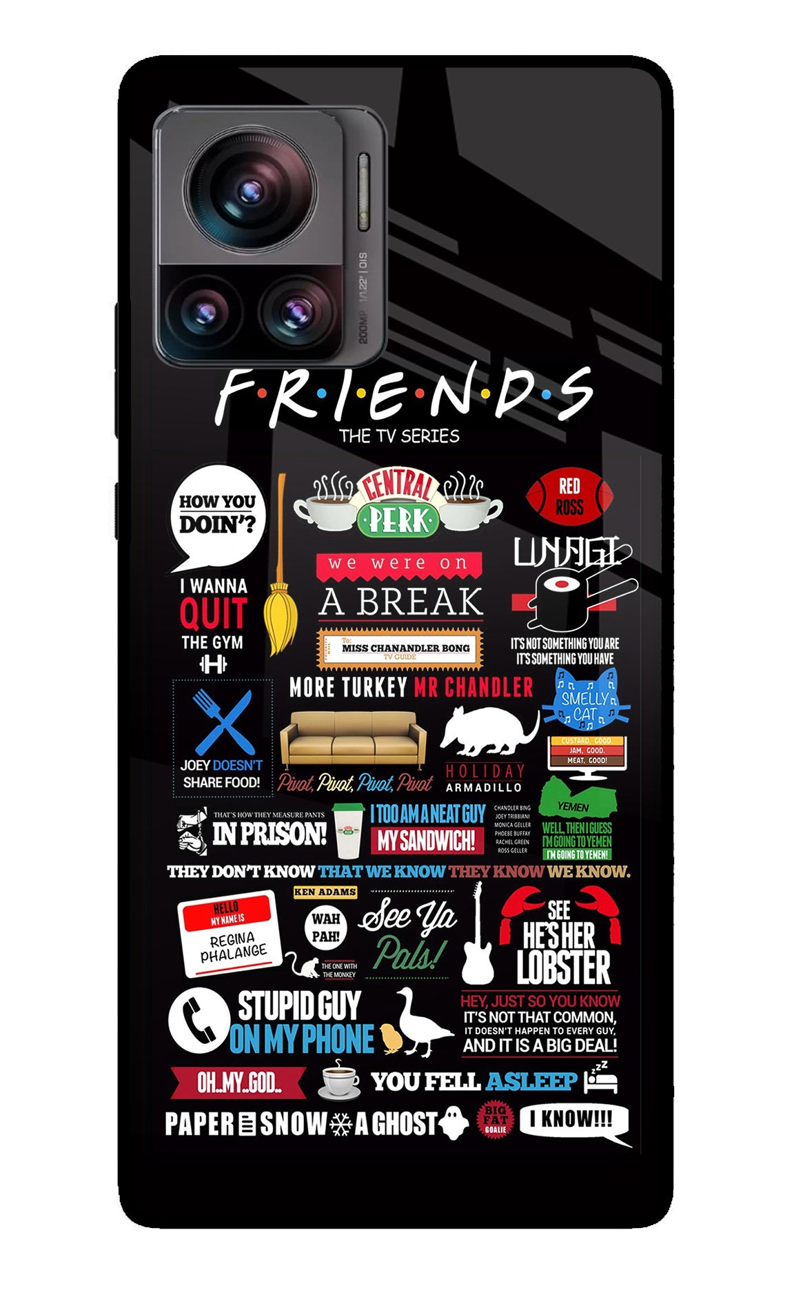 FRIENDS Moto Edge 30 Ultra Glass Case