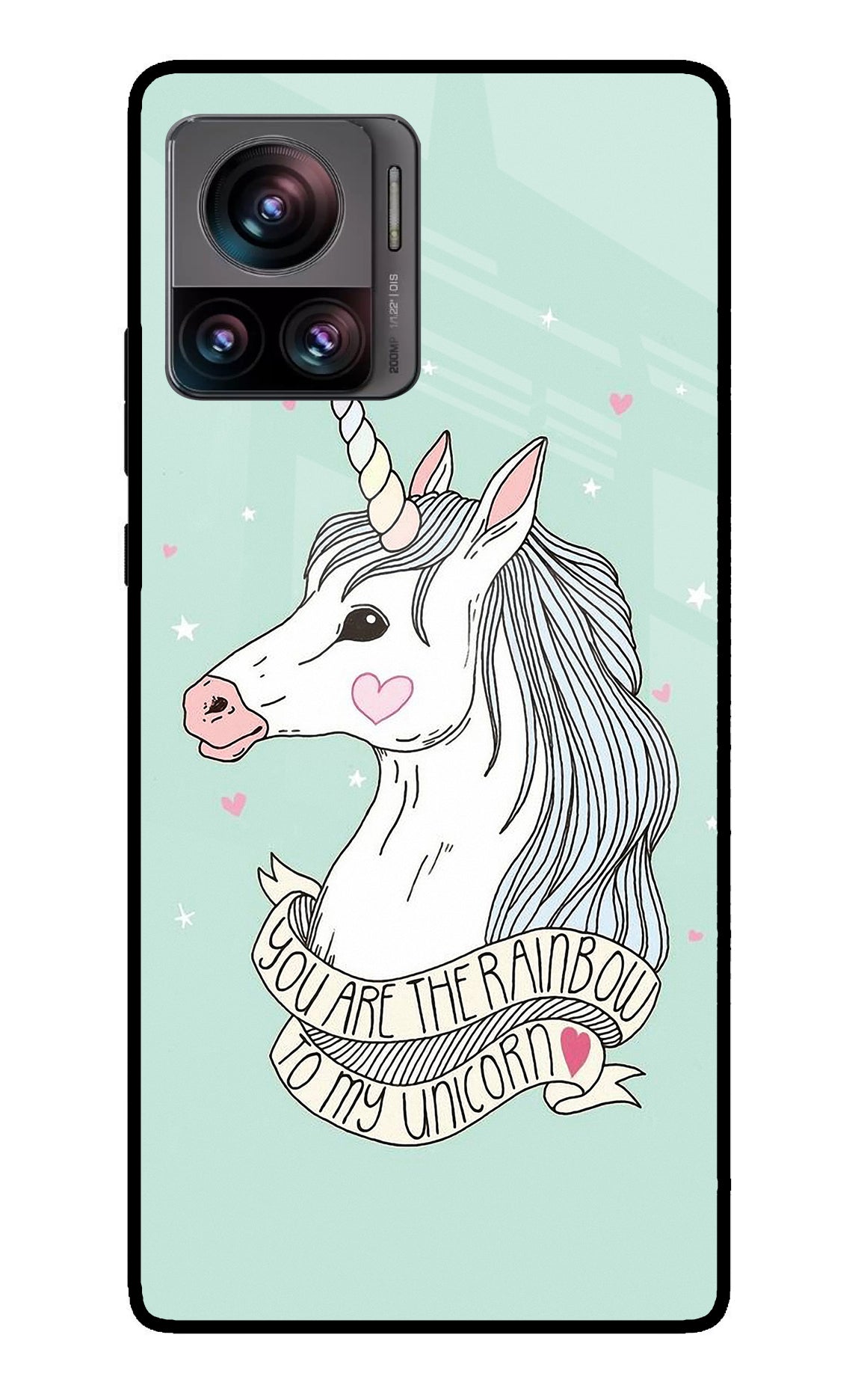 Unicorn Wallpaper Moto Edge 30 Ultra Glass Case