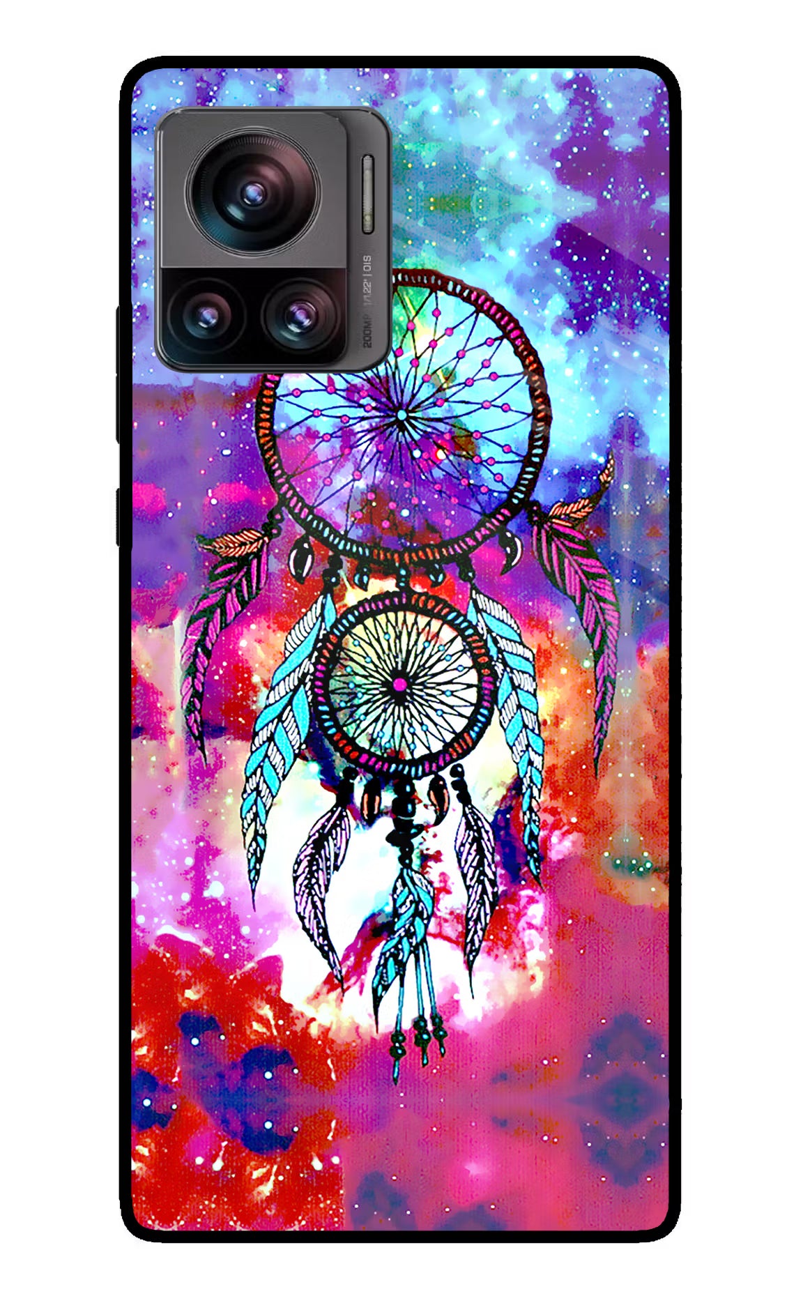 Dream Catcher Abstract Moto Edge 30 Ultra Glass Case Back Cover by Casekaro