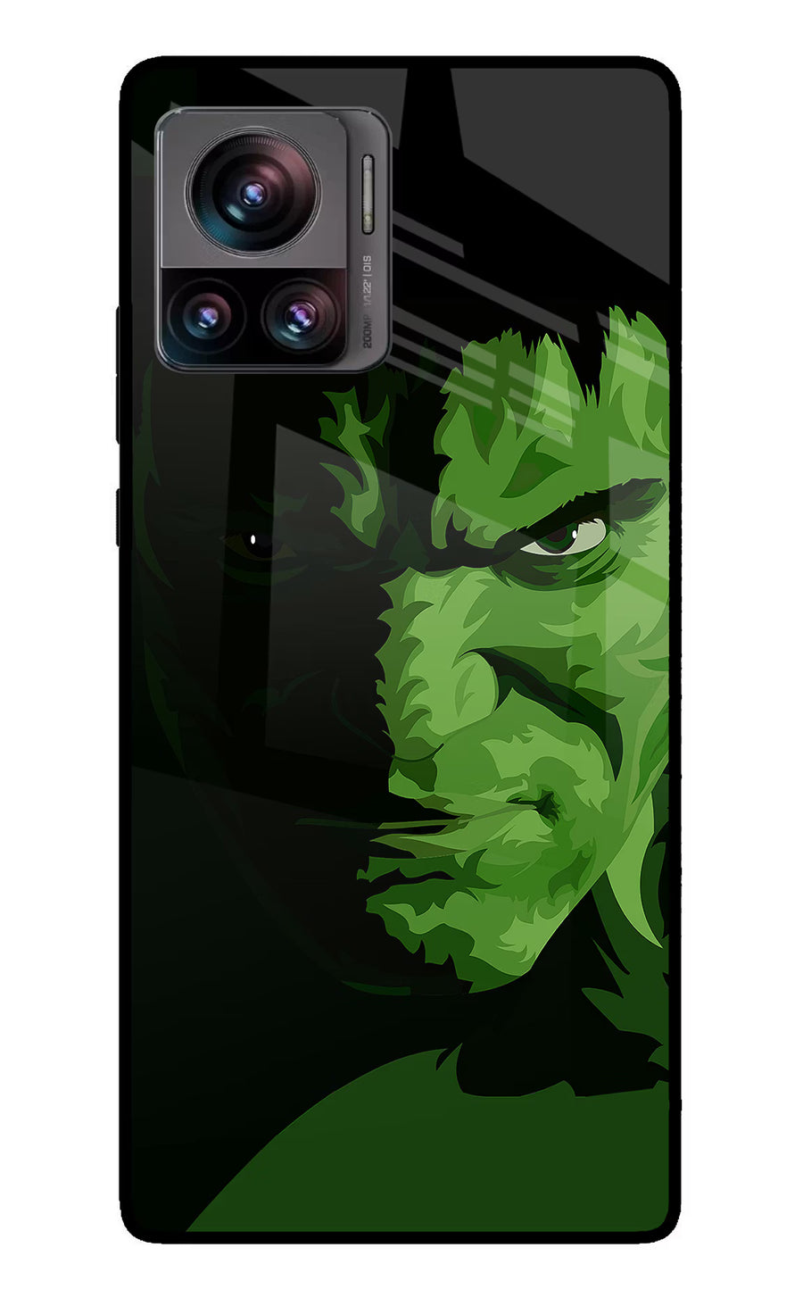 HULK Moto Edge 30 Ultra Back Cover, Glass case