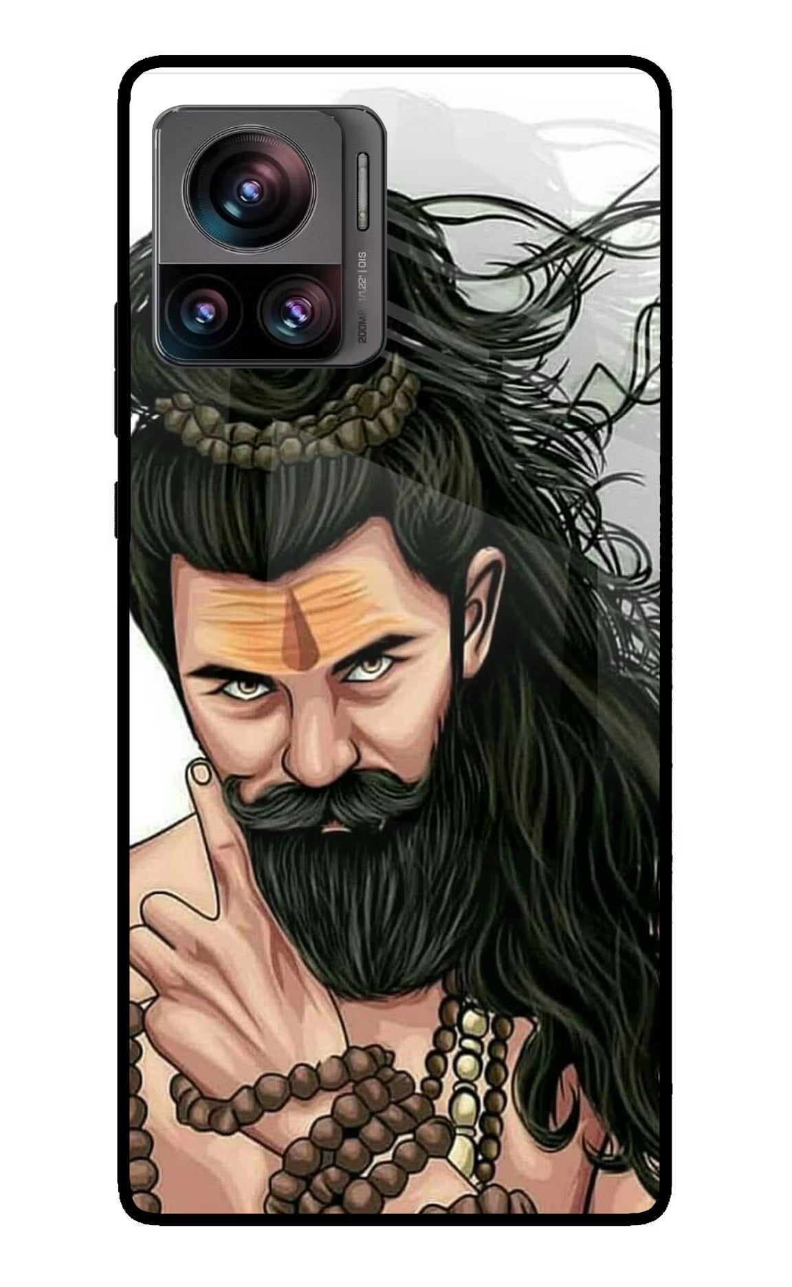Mahadev Moto Edge 30 Ultra Glass Case Back Cover by Casekaro