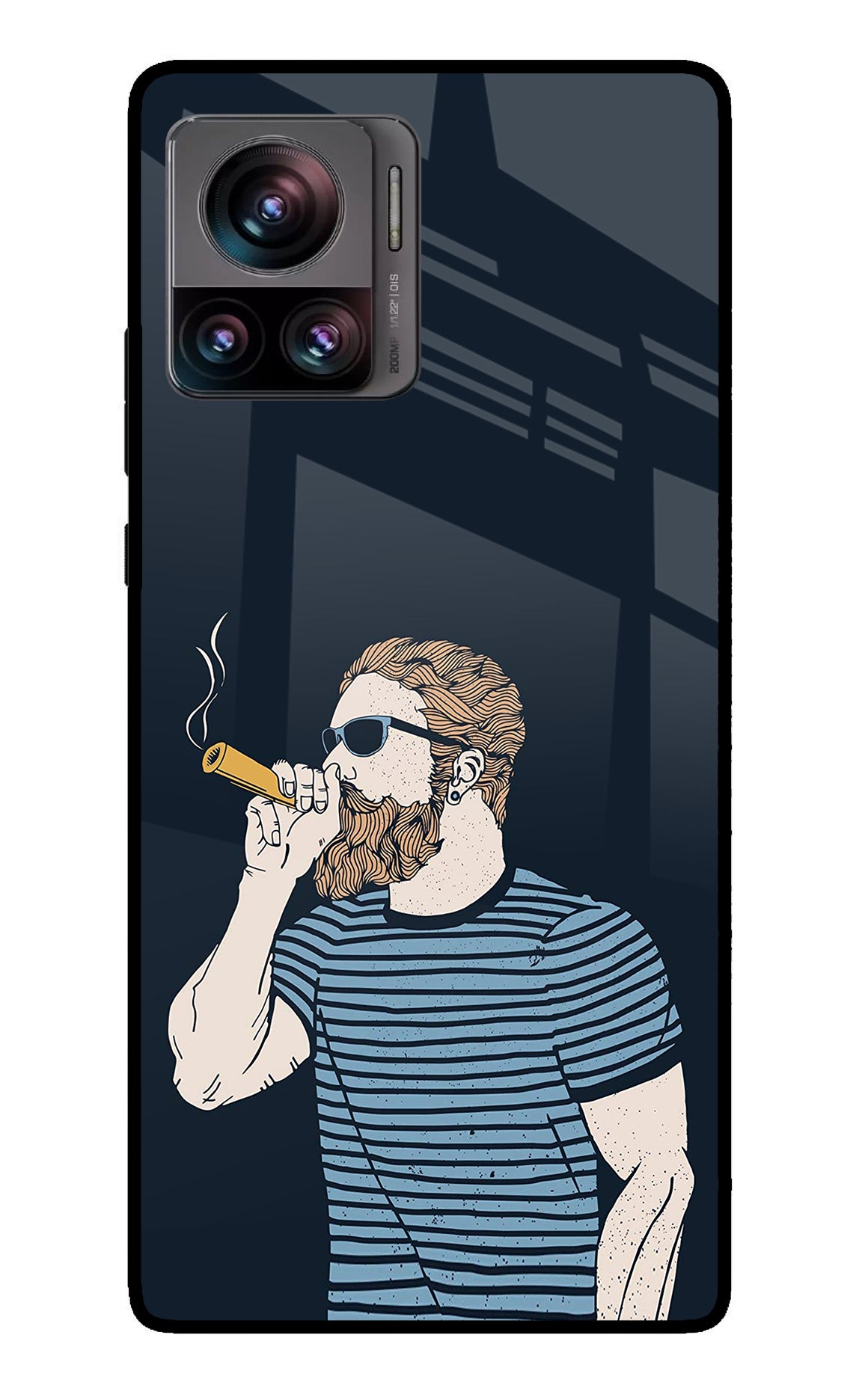 Smoking Moto Edge 30 Ultra Glass Case