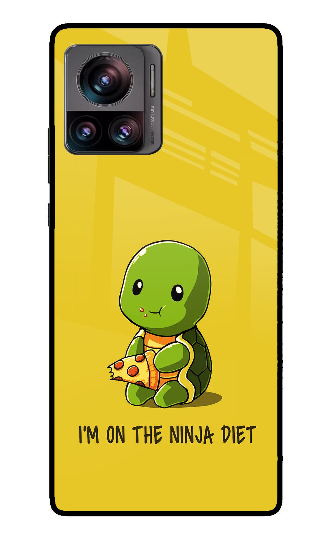 I'm on Ninja Diet Moto Edge 30 Ultra Glass Case Back Cover by Casekaro