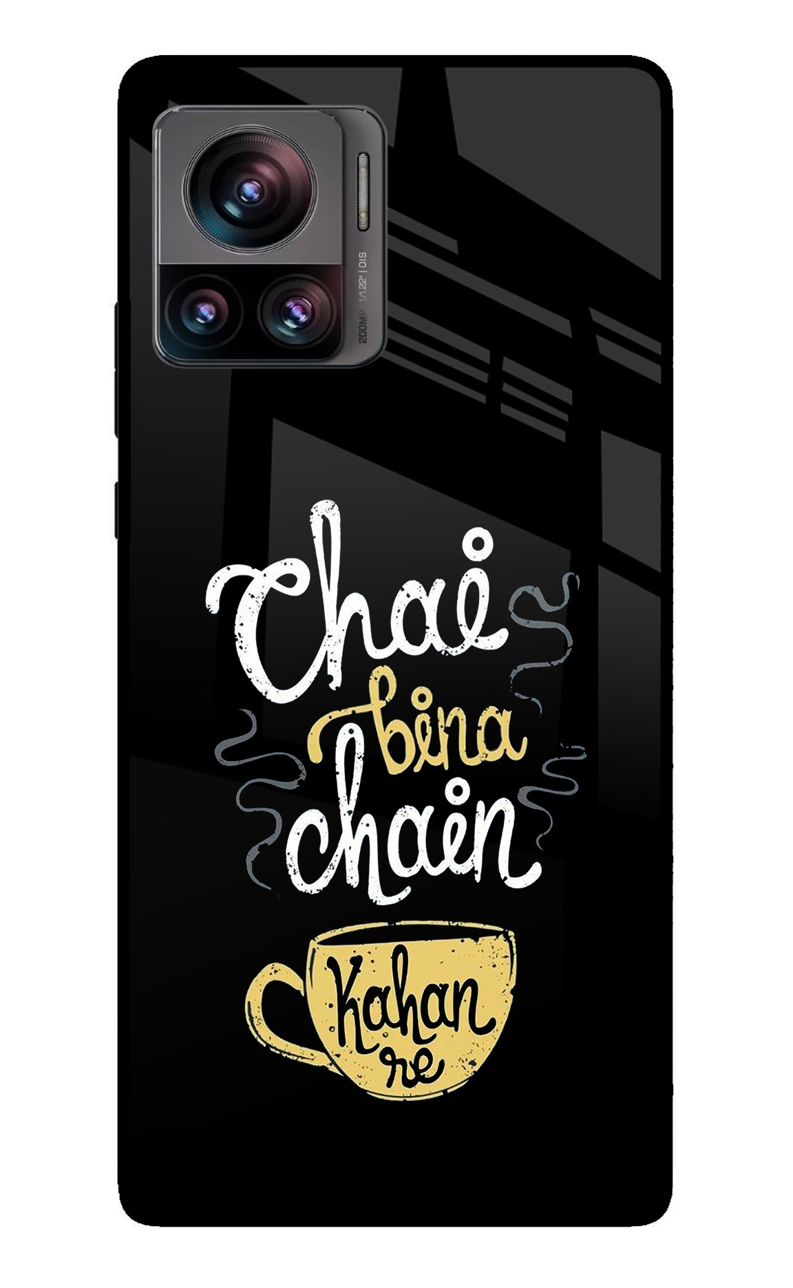 Chai Bina Chain Kaha Re Moto Edge 30 Ultra Back Cover